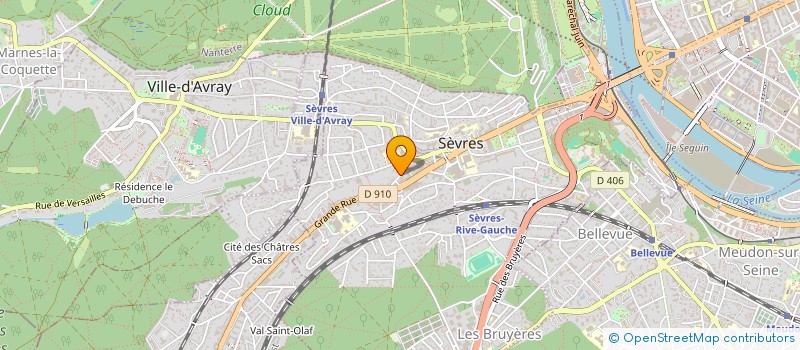 localisation de l'entreprise CLAP  NOISY-LE-ROI