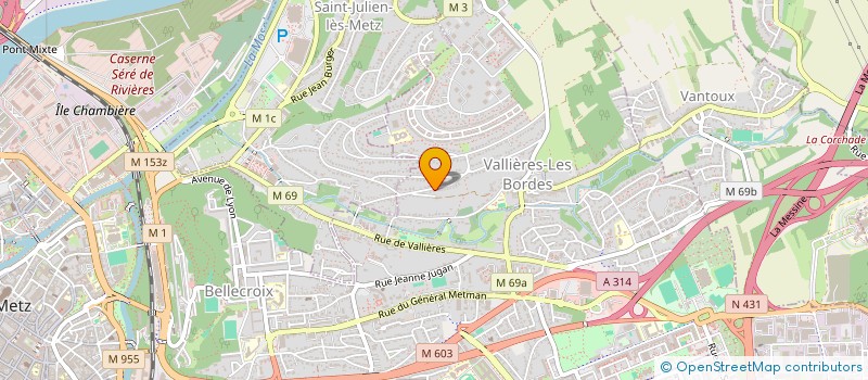 localisation de l'entreprise CLAP  METZ