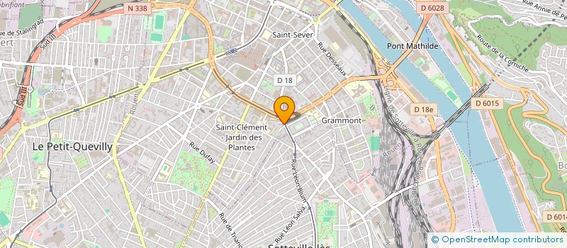 localisation de l'entreprise CLAP' à ROUEN