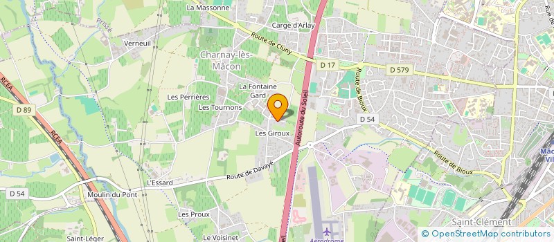 localisation de l'entreprise CLAP  CHARNAY-LES-MACON