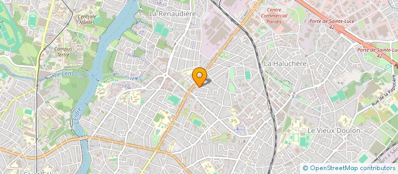 localisation de l'entreprise CLAP CLAP ARCHITECTURE INTERIEURE à NANTES