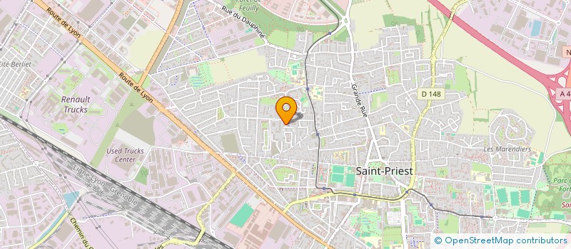 localisation de l'entreprise CLAP EN SCENE  SAINT-PRIEST