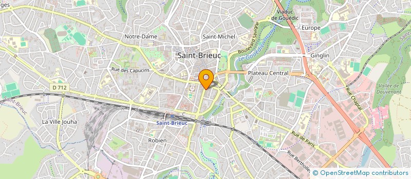 localisation de l'entreprise CLAP ENGLISH ! à SAINT-BRIEUC
