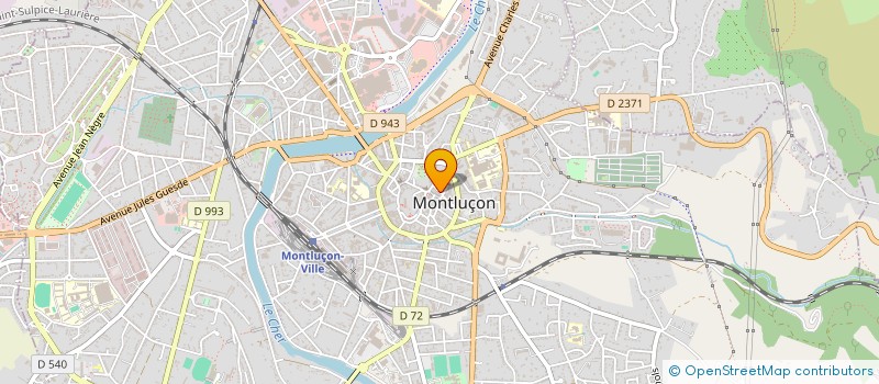 localisation de l'entreprise CLAP-FILMS 03 à MONTLUCON