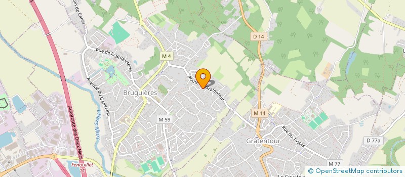 localisation de l'entreprise CLAP FORMATION à BRUGUIERES