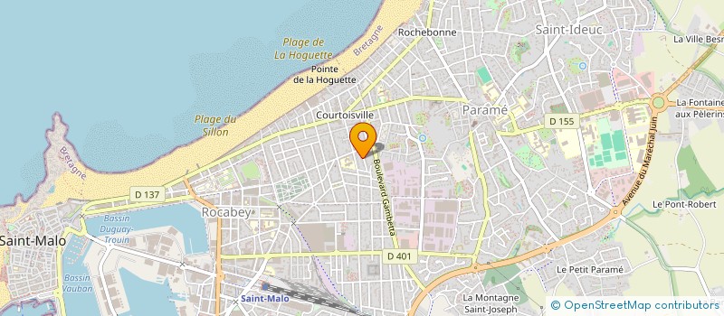 localisation de l'entreprise CLAP MALO PRODUCTION à SAINT-MALO