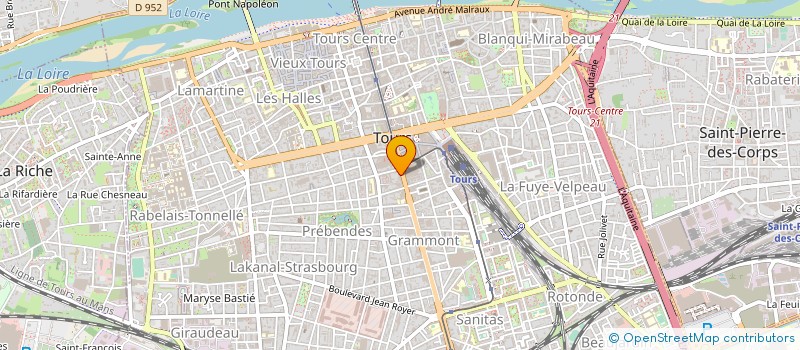 localisation de l'entreprise CLAP MARKETING à TOURS