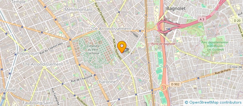 localisation de l'entreprise CLAP PARIS à PARIS
