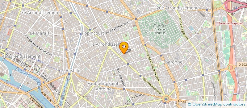 localisation de l'entreprise CLAP PRODUCTION  PARIS