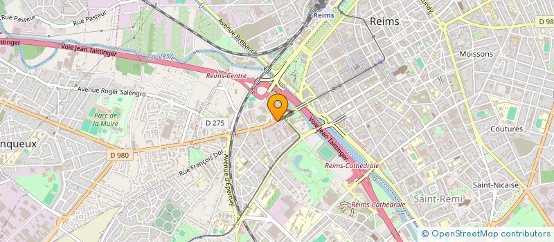 localisation de l'entreprise CLAP VIDEO à REIMS