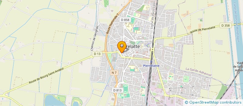 localisation de l'entreprise CLAP2M  PIERRELATTE