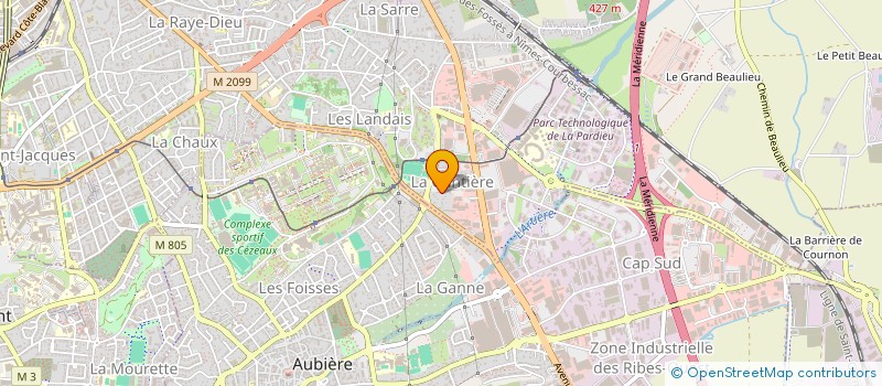 localisation de l'entreprise CLAPAINGIL  CLERMONT-FERRAND