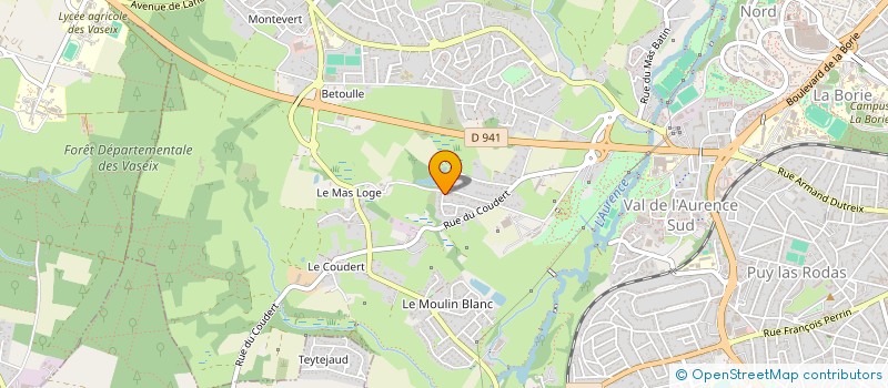 localisation de l'entreprise CLAPAO à LIMOGES