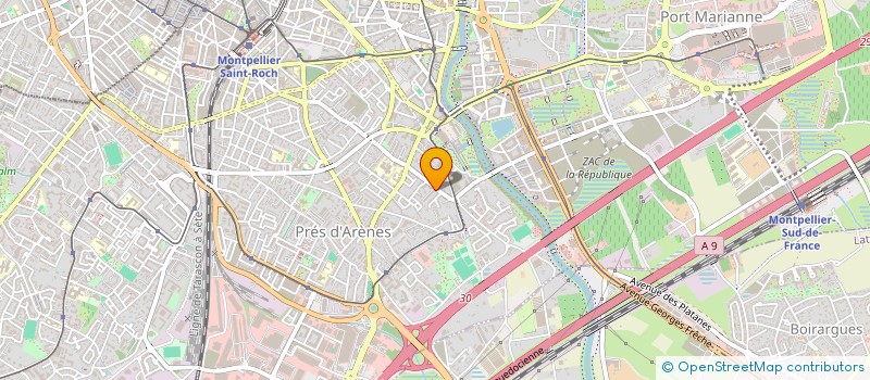 localisation de l'entreprise CLAPAS'CISTES à MONTPELLIER
