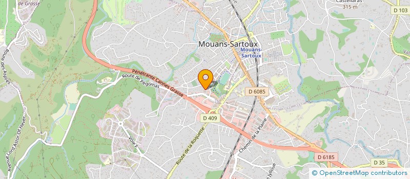 localisation de l'entreprise CLAPASSON MEDICAL à MOUANS-SARTOUX