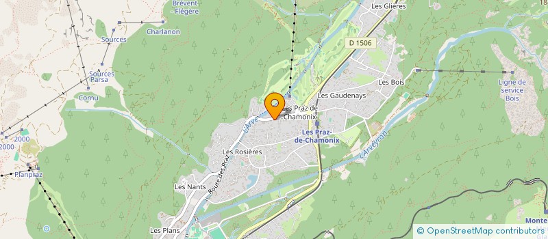 localisation de l'entreprise CLAPAU  CHAMONIX-MONT-BLANC