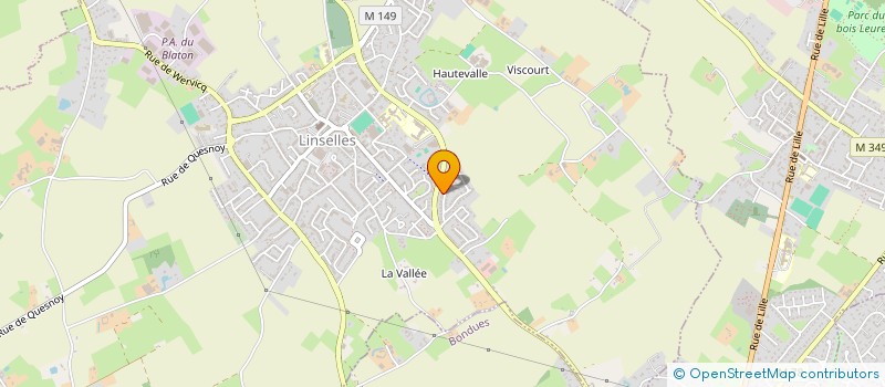 localisation de l'entreprise CLAPAUTI  LINSELLES