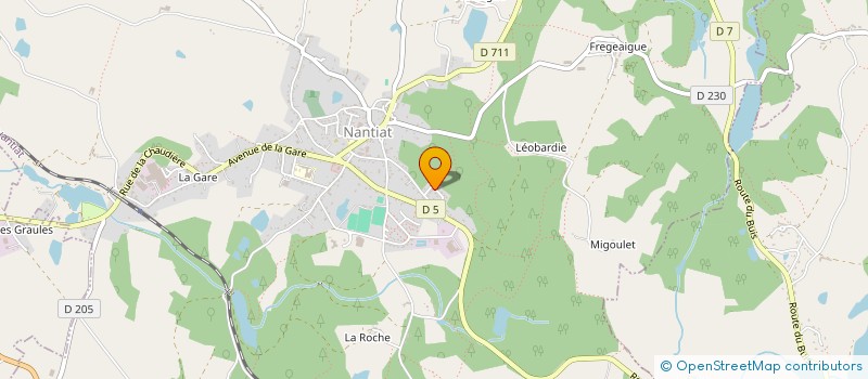 localisation de l'entreprise CLAPAUTYS à COMPREIGNAC
