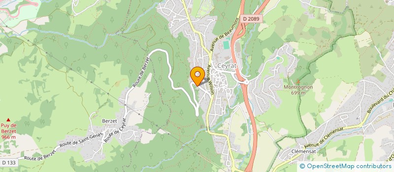 localisation de l'entreprise CLAPAYE à CEYRAT