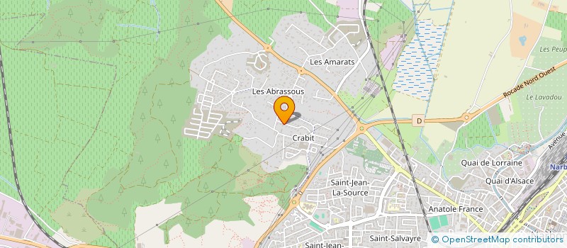 localisation de l'entreprise CLAPE 3D  NARBONNE