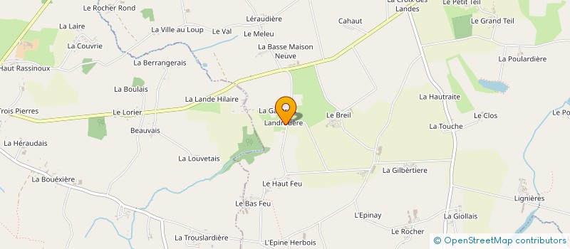 localisation de l'entreprise CLAPE VOUS OUVRE LES BRAS  SAINT-HILAIRE-DES-LANDES