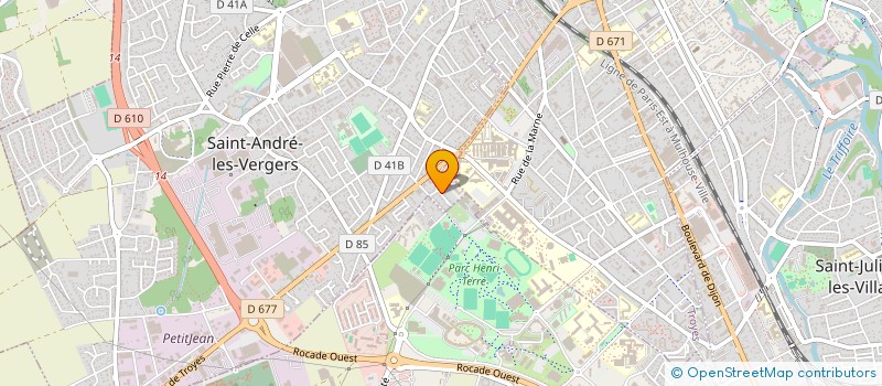 localisation de l'entreprise CLAPEYRON ENERGETIQUE à SAINT-ANDRE-LES-VERGERS