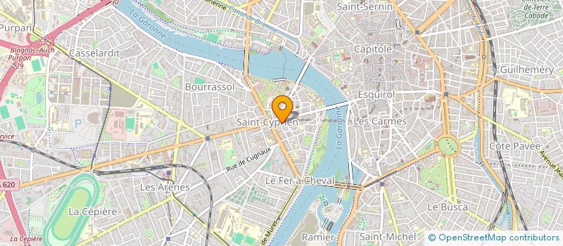 localisation de l'entreprise CLAPHIL à TOULOUSE