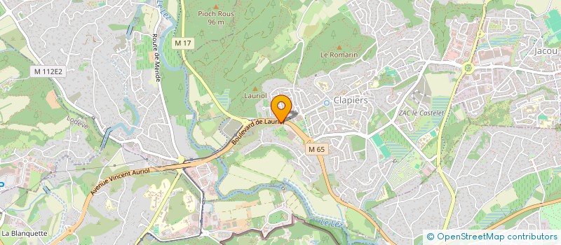 localisation de l'entreprise CLAPIERS INVEST  CLAPIERS