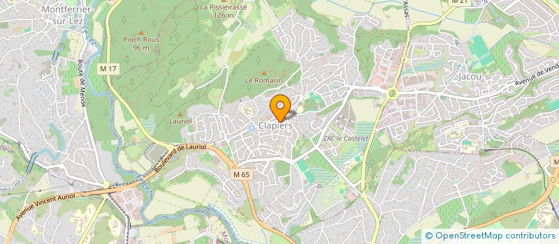 localisation de l'entreprise CLAPIERS PARA MEDICAL  CLAPIERS