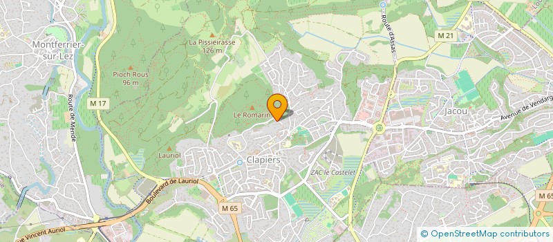 localisation de l'entreprise CLAPIERS SOLEIL  CLAPIERS