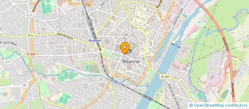 localisation de l'entreprise CLAPIMMO  ROANNE