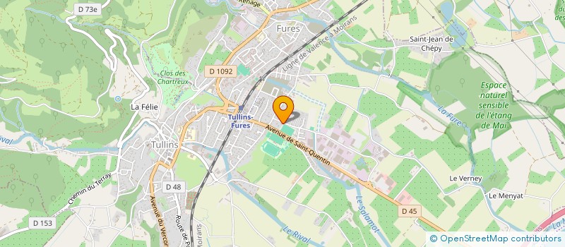 localisation de l'entreprise CLAPITINI  TULLINS