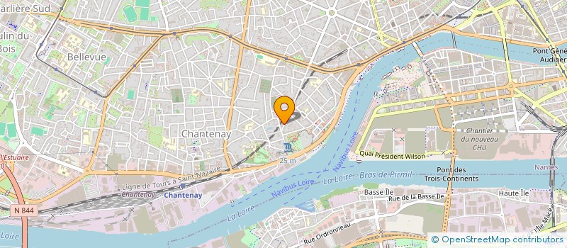 localisation de l'entreprise CLAPM à NANTES