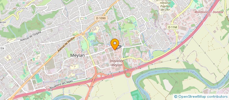 localisation de l'entreprise CLAPPAZ à MEYLAN
