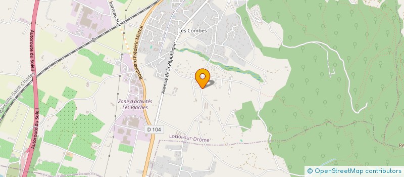 localisation de l'entreprise CLAPPE RICHARD  LORIOL-SUR-DROME