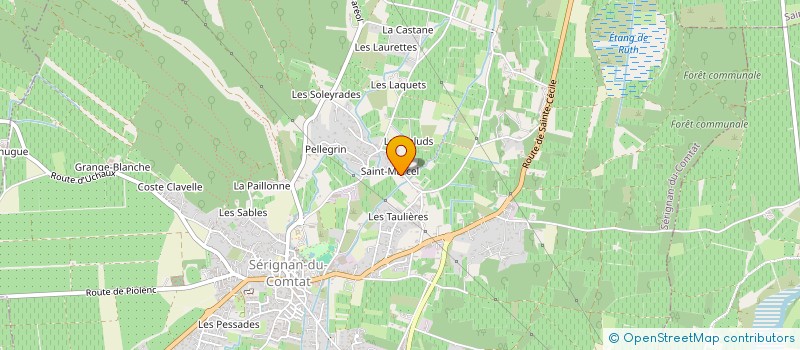 localisation de l'entreprise CLAPRISOU  SERIGNAN-DU-COMTAT