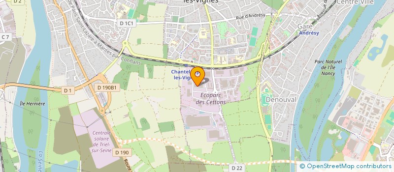 localisation de l'entreprise CLAPS  CHANTELOUP-LES-VIGNES