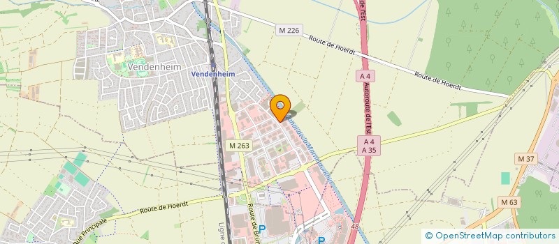 localisation de l'entreprise CLAPS  VENDENHEIM