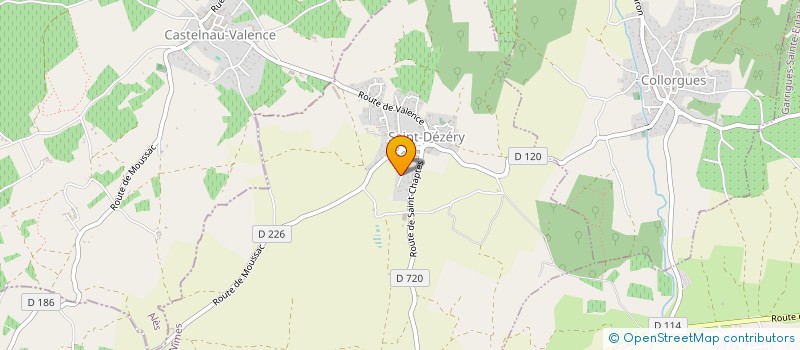 localisation de l'entreprise CLAPTI  SAINT-DEZERY