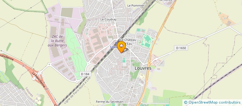 localisation de l'entreprise CLAQUEFAB  LOUVRES