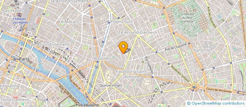 localisation de l'entreprise CLAQUETTES VICTOR CUNO  PARIS