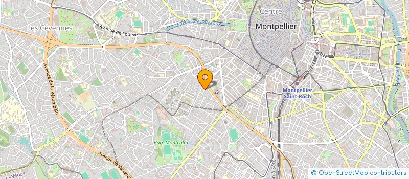 localisation de l'entreprise CLAR à MONTPELLIER