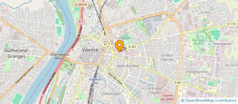 localisation de l'entreprise CLAR DROME ARDECHE  VALENCE