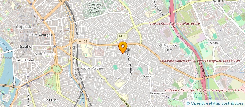 localisation de l'entreprise CLAR HOLDING  TOULOUSE