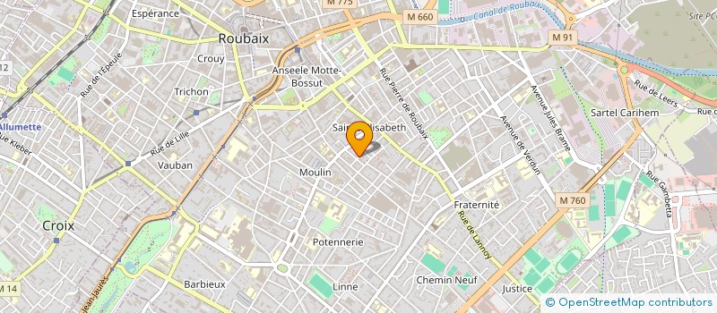 localisation de l'entreprise CLAR INTERNATIONAL SARL à ROUBAIX