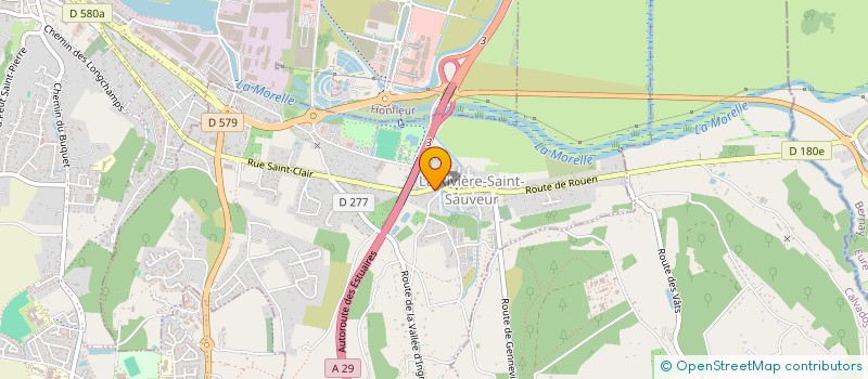 localisation de l'entreprise CLAR'INVEST  LA RIVIERE-SAINT-SAUVEUR