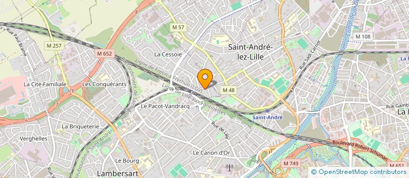 localisation de l'entreprise CLAR'IT à LAMBERSART