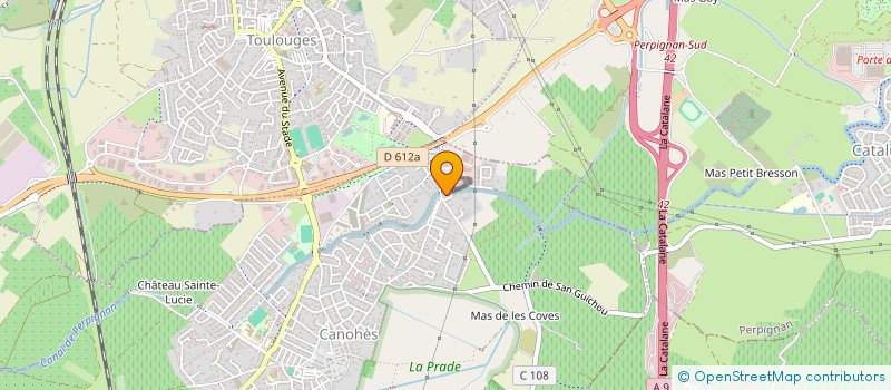 localisation de l'entreprise CLAR'OPTIQUE  CANOHES