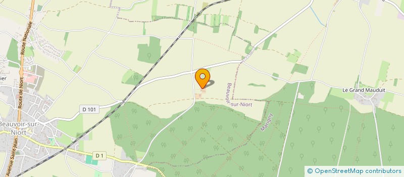 localisation de l'entreprise CLAR PRO  BEAUVOIR-SUR-NIORT