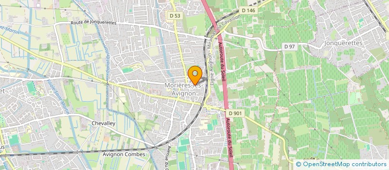 localisation de l'entreprise CLAR PROVENCE  MORIERES LES AVIGNON